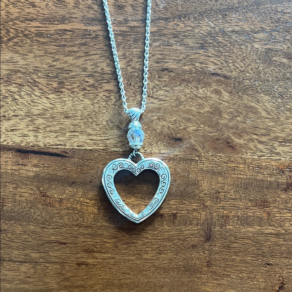 Brighton Silver Heart Pendant Necklace